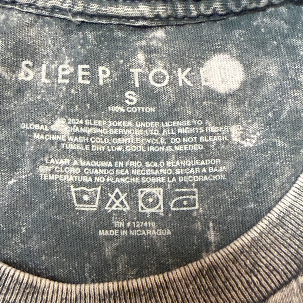 NWOT Sleep Token Band T-Shirt Small Unisex Graphic Metal Tee - Picture 3 of 3